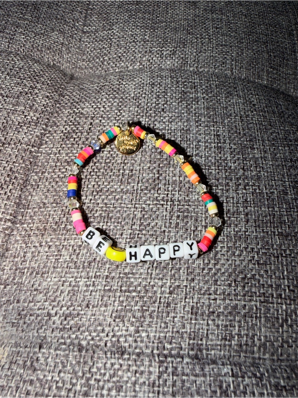 Little Words Project Bracelet - Be Happy - Size Small - Picture 2 of 2